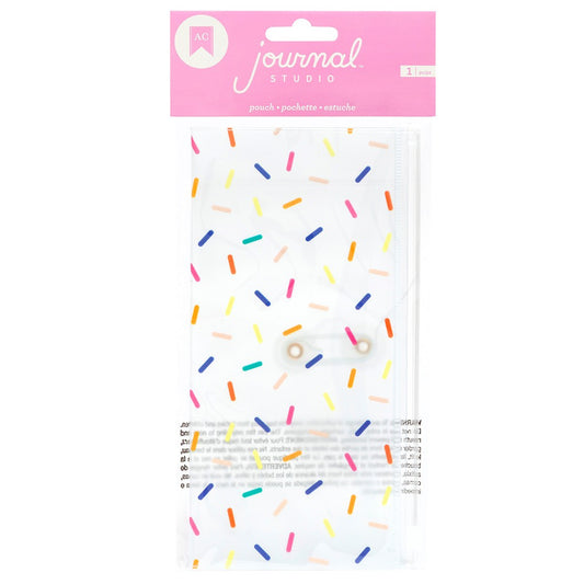 American Crafts Journal Studio Colorful Confetti Traveler Notebook Pouch – Standard Size - 349450