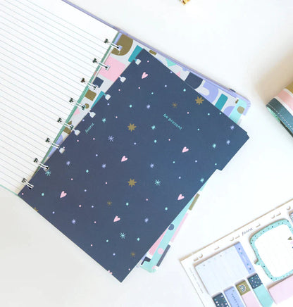 (PRE-ORDER) Filofax Good Vibes A5 Notebook Dividers - 132889