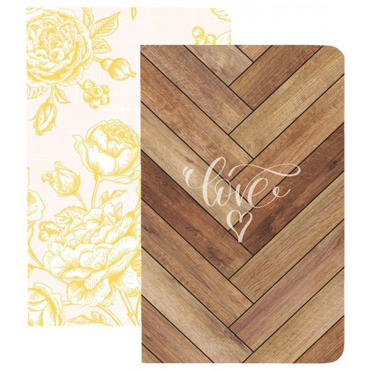 Websters Pages Traveler Notebook Inserts  - LOVE & FLOWERS - Pocket Size - NP212