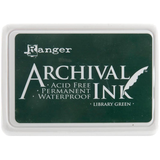 Ranger Archival Ink Pad - Library Green - AIP 31475