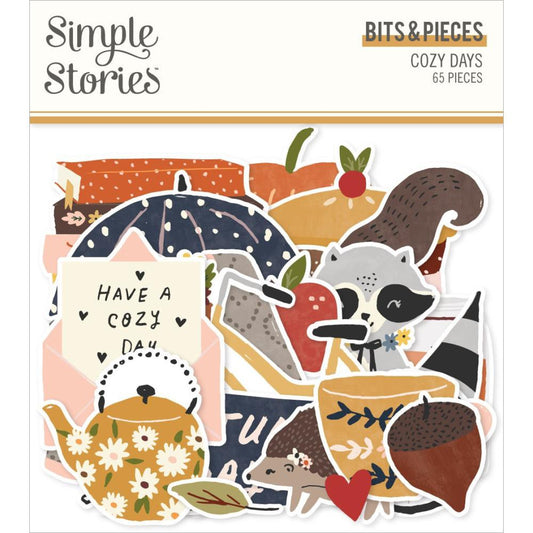 Simple Stories Cozy Days Bits & Pieces Ephemera - COZ13516