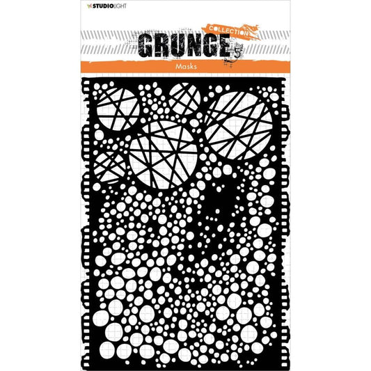 Studio Light Grunge 8.25"X5.82" Stencil - Nr. 96, Cirlces - GRMASK96