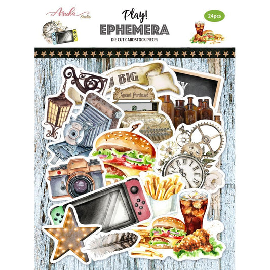 Asuka Studio Play Ephemera Cardstock Die-Cuts - MP-60496