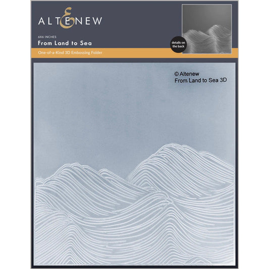 Altenew From Land to Sea 3D Embossing Folder - ALT7656