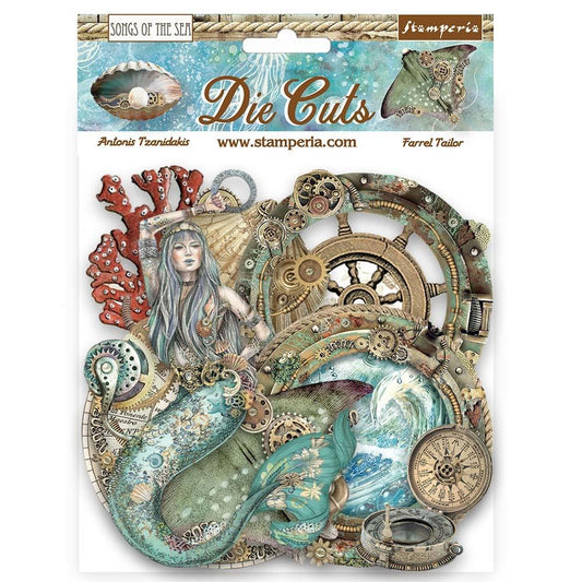 Stamperia Die-Cuts Songs Of The Sea Creatures - DFLDC84
