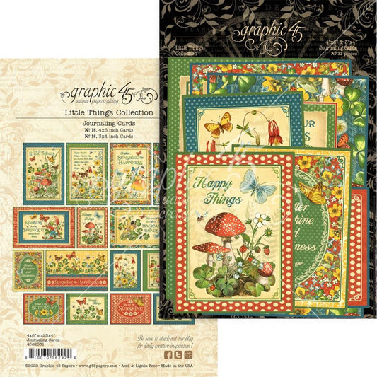 Graphic 45 Little Things Journaling Cards - G4502531