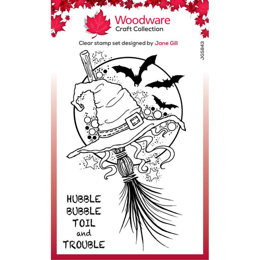 Woodware Clear Stamps 4"X6" Witches Hat - JGS843