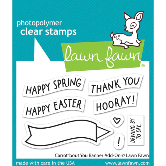 Lawn Fawn Carrot 'Bout You Add-On Stamps - LF3351