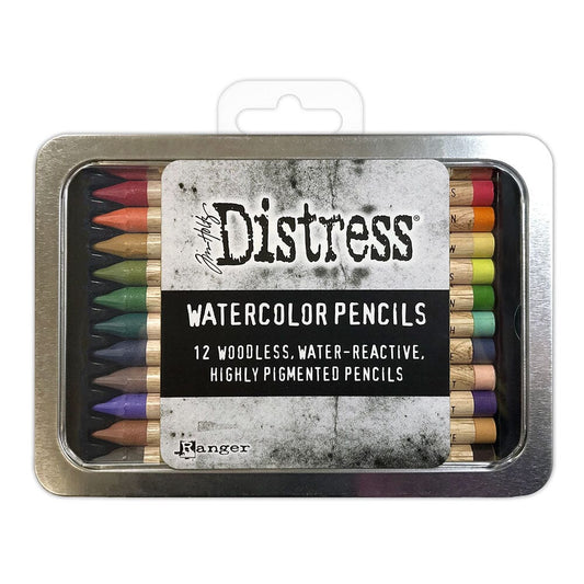 Tim Holtz Distress® Watercolor Pencils Set 4- TDH83580