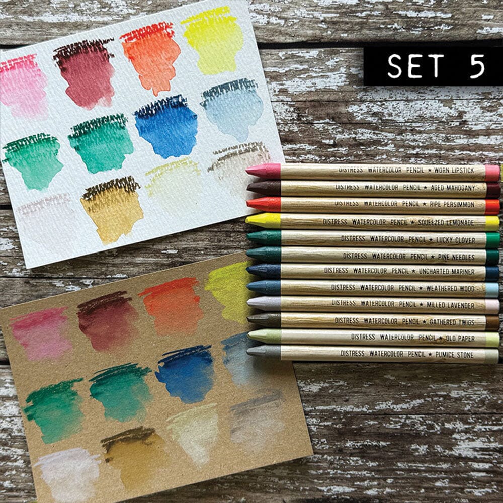 Tim Holtz Distress® Watercolor Pencils Set 5 - TDH83597