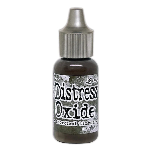 Tim Holtz Distress® Oxide® Ink Pad Re-Inker Scorched Timber 0.5oz - TDR83474