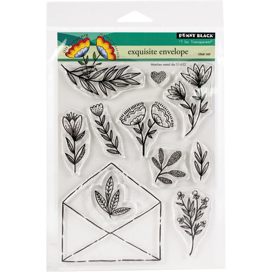 Penny Black Clear Stamps - Exquisite Envelope - PB30702