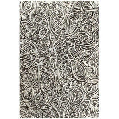 Sizzix 3D Texture Fades Embossing Folder By Tim Holtz Engraved - 664249