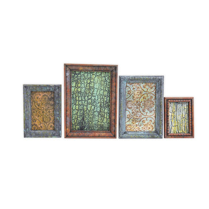 Sizzix 3D Texture Fades Embossing Folder By Tim Holtz Reptile - 666296