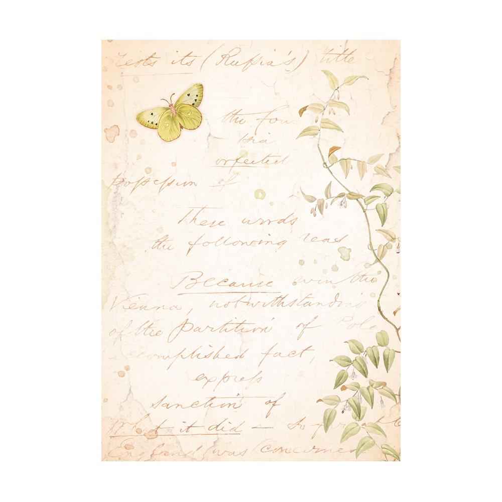 Stamperia Assorted Rice Paper Backgrounds A6 8  Sheets Woodland - FSAK6011