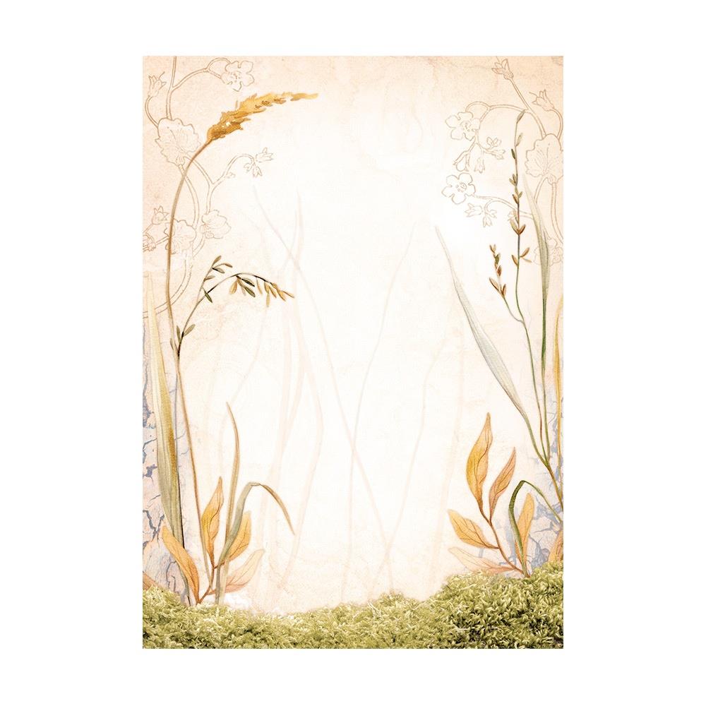 Stamperia Assorted Rice Paper Backgrounds A6 8  Sheets Woodland - FSAK6011