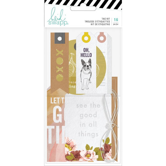 Heidi Swapp Honey & Spice Tag Set - Canvas, Acetate & Paper - 315212