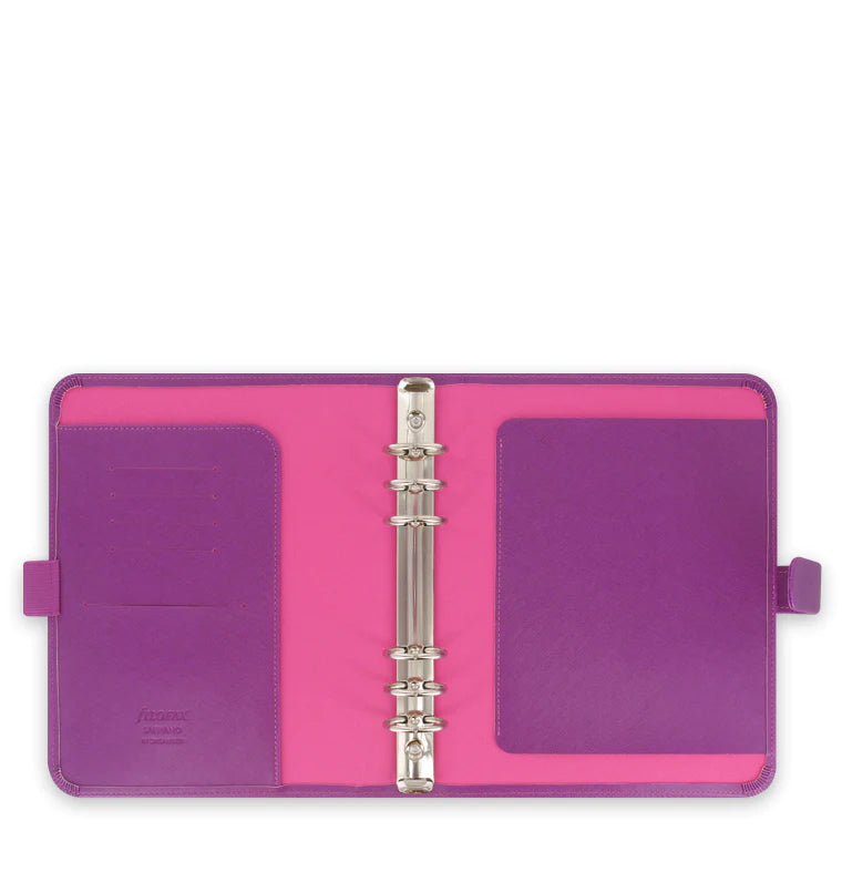 (PRE-ORDER) Filofax Saffiano A5 Organizer - Raspberry