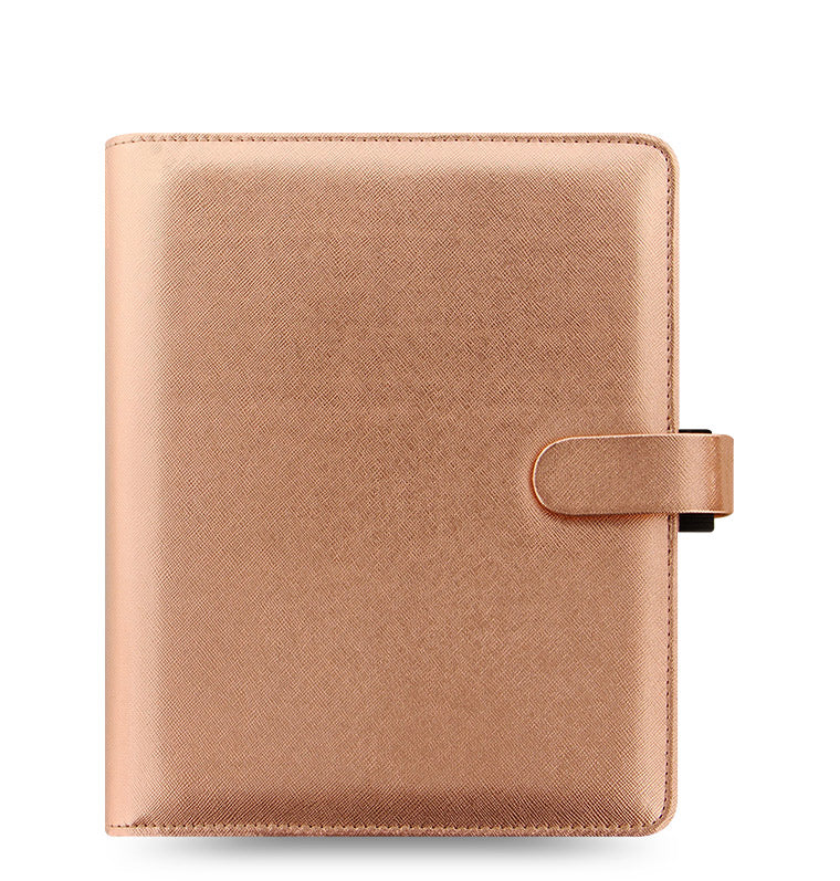 (PRE-ORDER) Filofax Saffiano Metallic A5 Organizer - Rose Gold