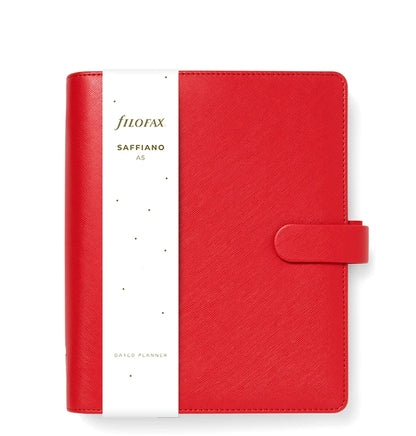 (PRE-ORDER) Filofax Saffiano A5 Organizer - Poppy