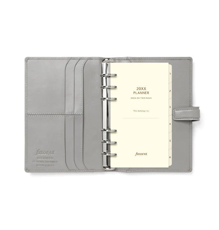 (PRE-ORDER) Filofax Lockwood Personal Organizer - Concrete