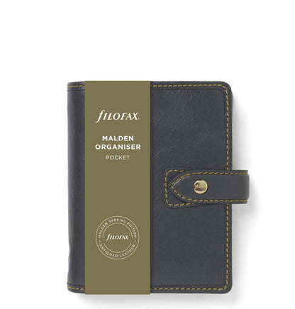(PRE-ORDER) Filofax Malden Special Edition Pocket Organizer - Charcoal