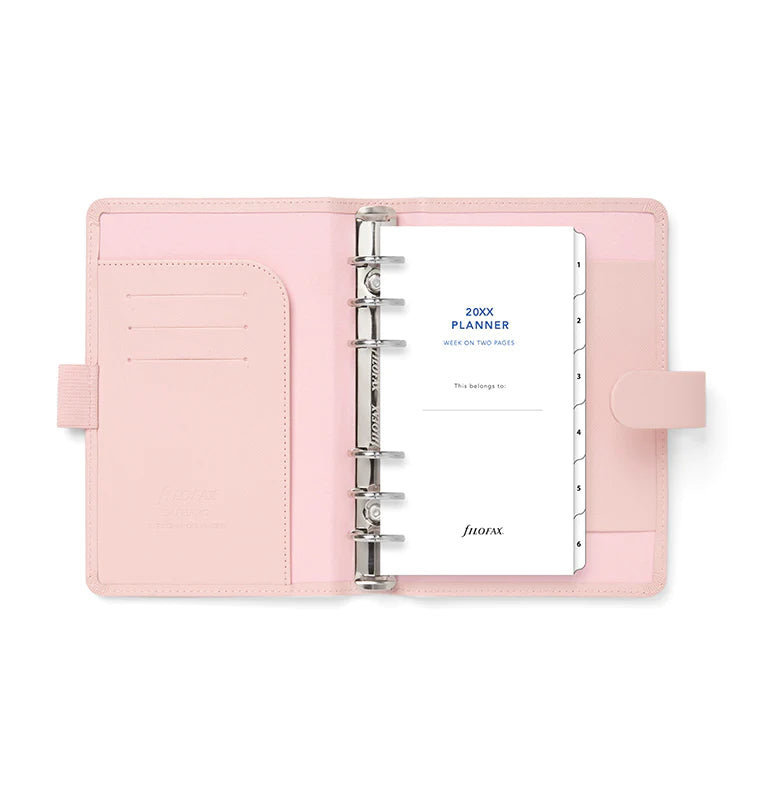 (PRE-ORDER) Filofax Saffiano Personal Organizer - Blush - 022698