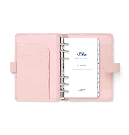 (PRE-ORDER) Filofax Saffiano Pocket Organizer - Blush - 022697