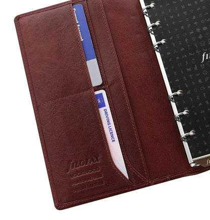 (PRE-ORDER) Filofax Lockwood Personal Slim Organizer - Garnet