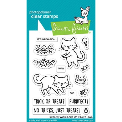 Lawn Fawn Purrfectly Wicked Add-on Stamps - LF2666