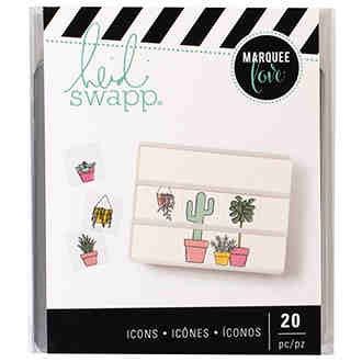 Heidi Swapp Lightbox Icons Inserts - Plant Lady - 314099