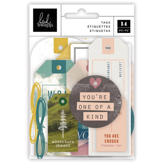 Heidi Swapp Care Free Tag Set 14 Pc - HS315682