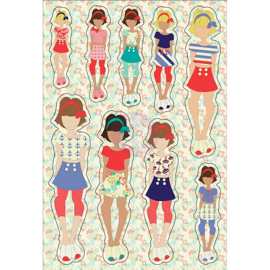 Prima Marketing Julie Nutting Planner Stickers-August - 911911