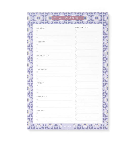 (PRE-ORDER) Filofax Mediterranean Meal Planner Notepad with Magnet - 132894
