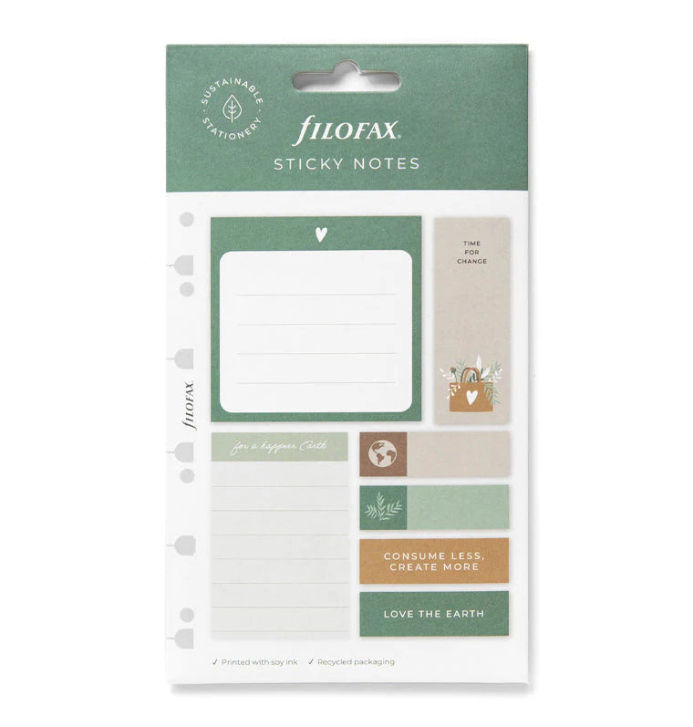 (PRE-ORDER) Filofax Eco Essential Sticky Notes - 132901