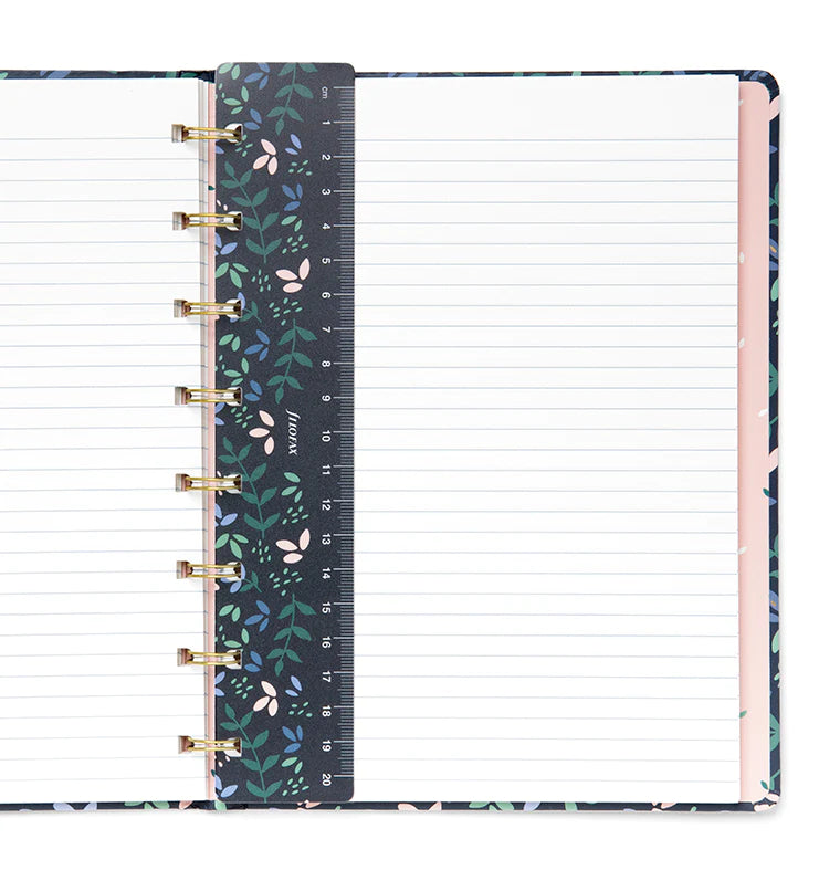 (PRE-ORDER) Filofax Garden Refillable Notebook Ruler - A5 - 132921