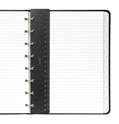 (PRE-ORDER) Filofax Moonlight Refillable Notebook Ruler - A5 - 132924