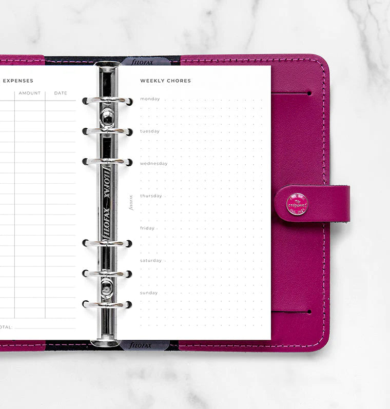 (PRE-ORDER) Filofax Household Planner Refill - Personal - 132925