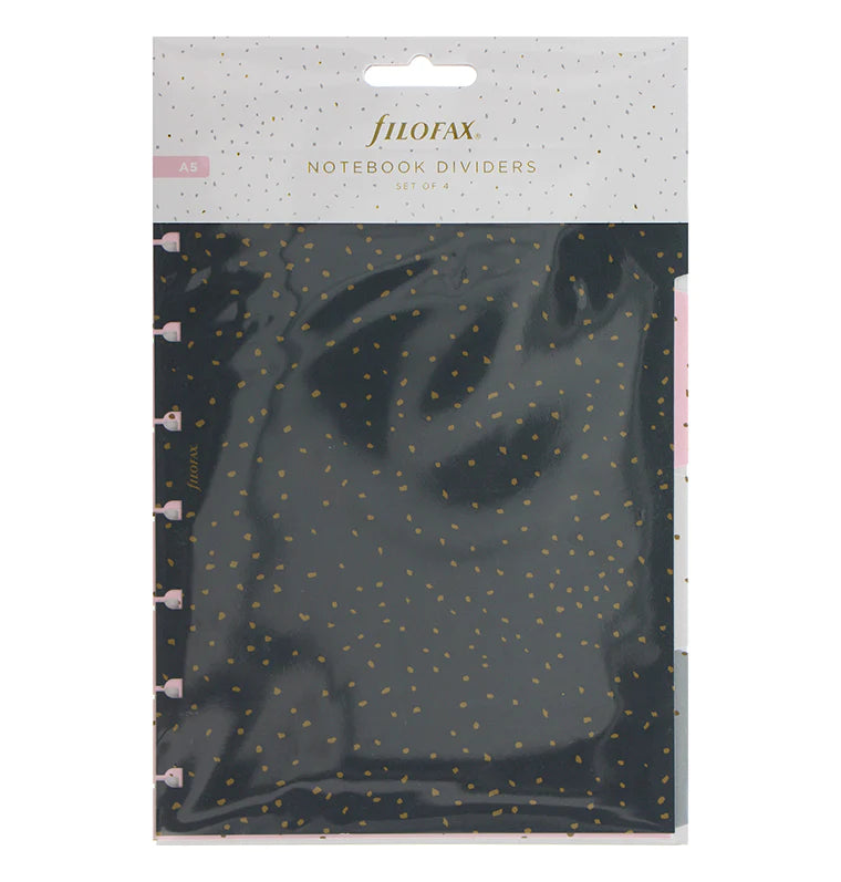 (PRE-ORDER) Filofax Confetti A5 Notebook Dividers - 142123