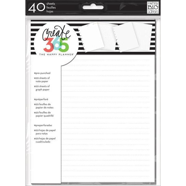 Mambi Happy Planner Classic Note And Graph - FIL-01