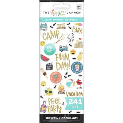 MAMBI Happy Planner Sticker Sheets - Happy Summer - SP3H8013