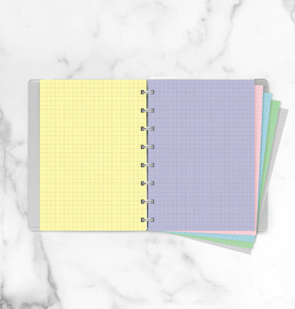 (PRE-ORDER) Filofax Notebook Pastel Squared Paper Refill - A5 - 152020