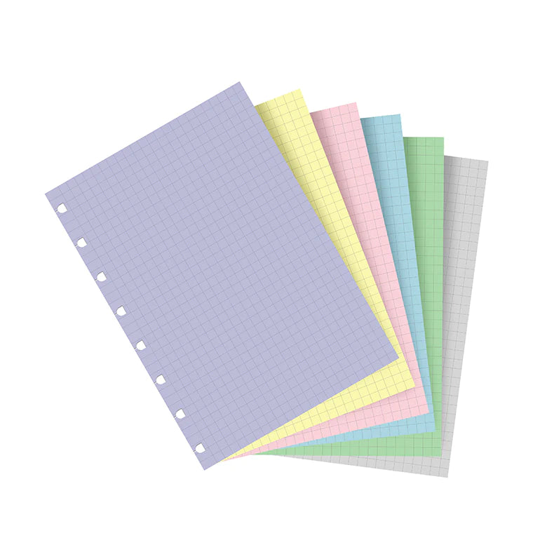 (PRE-ORDER) Filofax Notebook Pastel Squared Paper Refill - A5 - 152020