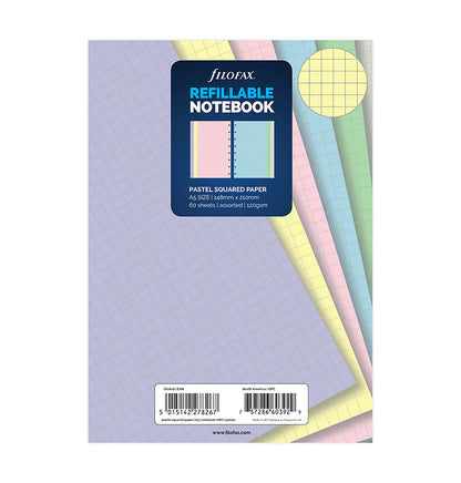 (PRE-ORDER) Filofax Notebook Pastel Squared Paper Refill - A5 - 152020