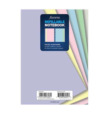 (PRE-ORDER) Filofax Notebook Pastel Plain Paper Refill - A5 - 152021