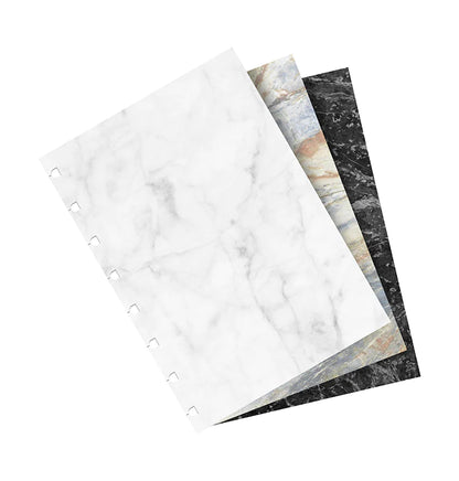 (PRE-ORDER) Filofax Notebook Marble Plain Paper Refill - A5 - 152023