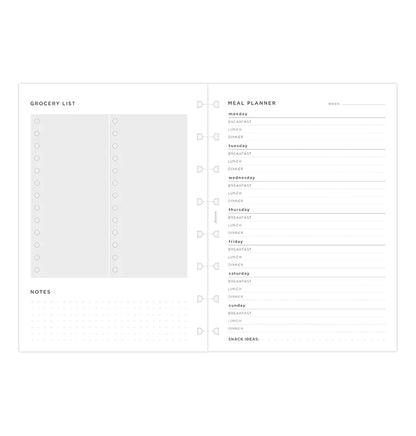 (PRE-ORDER) Filofax Meal Planner Notebook Refill - A5 - 152031
