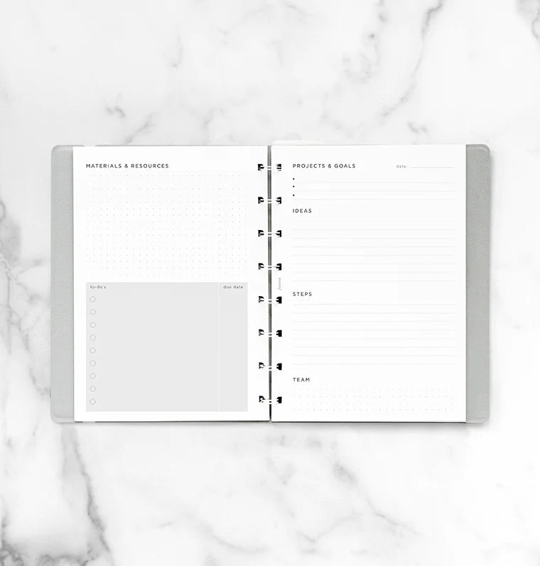 (PRE-ORDER) Filofax Projects & Goals Notebook Refill - A5 - 152032