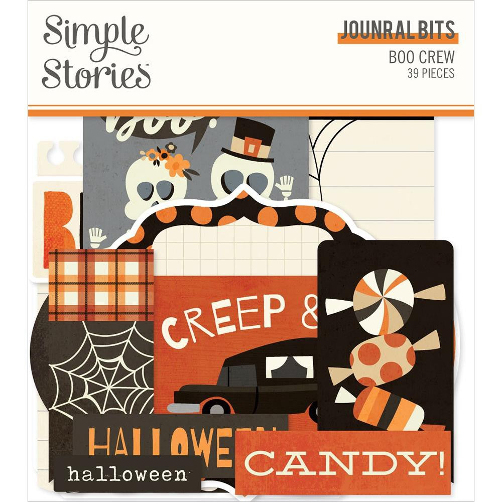 Simple Stories Boo Crew Bits & Pieces Die-Cuts Ephemera - Journal - BCR13816