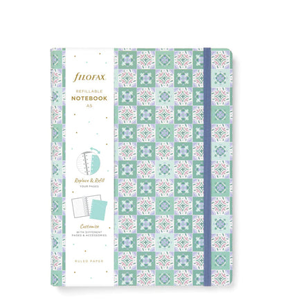 (PRE-ORDER) Filofax Mediterranean A5 Refillable Notebook - 179534